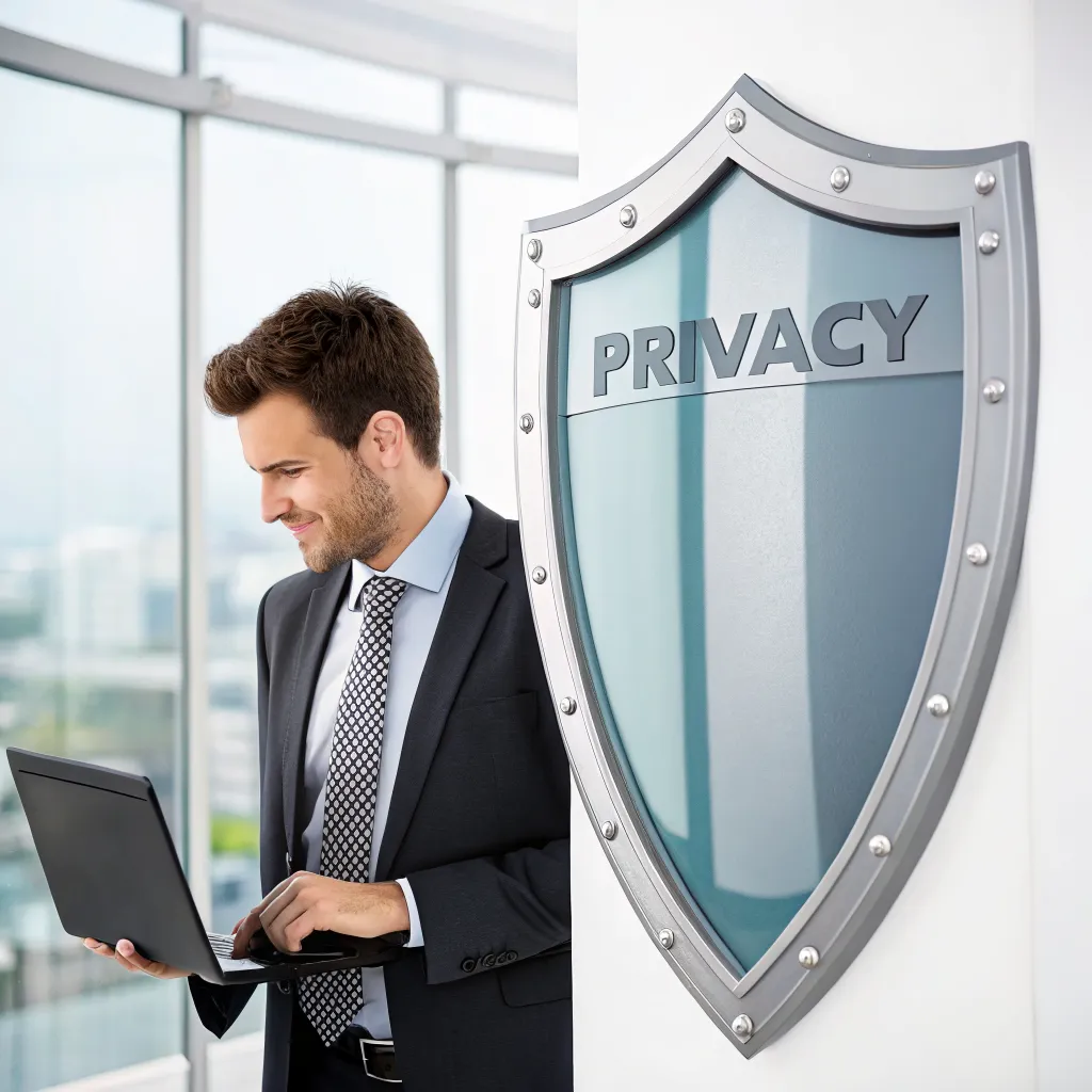 Privacy shield icon